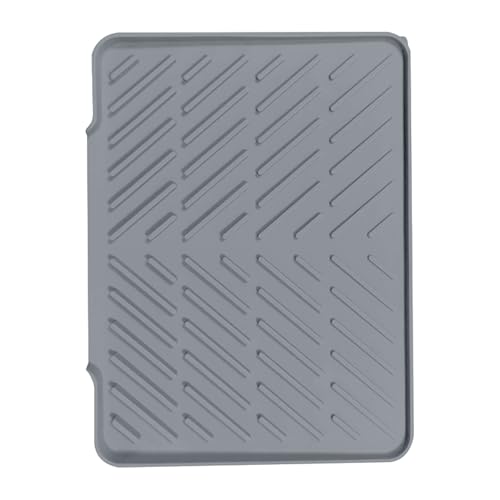 Abtropfmatte aus Silikon für die Arbeitsplatte, große, hitzebeständige Abtropfmatte für Spüle, vielseitig, schnell trocknend, für Gläser, Schüsseln und Abtropfmatte aus Silikon für die Arbeitsplatte, große, hitzebeständige Abtropfmatte für Spüle, vielseitig, schnell trocknend, für Gläser, Schüsseln und von Genérico