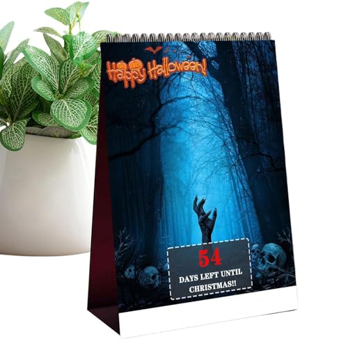 Adventskalender | abnehmbarer Rückwärtskalender für Weihnachtstisch | Interaktiver Tischmitte für Partys Dezember Jugendliche Erwachsene Kinder Arbeitszimmer Wohnzimmer Schreibtisch von Genérico