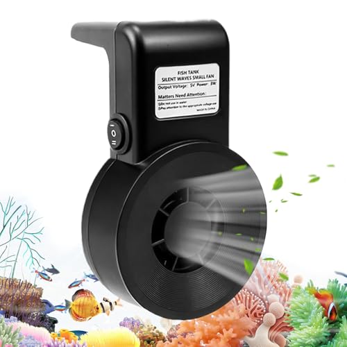 Aquariumkühlventilator, leiser Ventilator, variable Geschwindigkeitseinstellung, kompaktes Kühlgerät, tropische Fischtanks mit Temperaturmanagement von Genérico