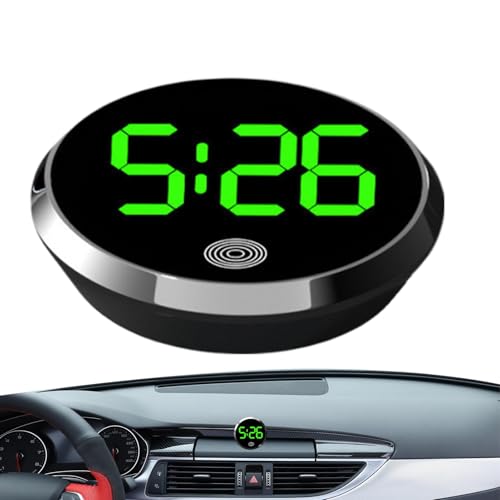Armaturenbrett-Uhr – automatische LED-Luftentlüftungsuhr | wasserdichte Touch-Uhr für LKW, SUV oder Autos, verbessert den Innenraum Ihres Fahrzeugs Armaturenbrett-Uhr – automatische LED-Luftentlüftungsuhr | wasserdichte Touch-Uhr für LKW, SUV oder Autos, verbessert den Innenraum Ihres Fahrzeugs von Genérico