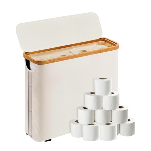 Aufbewahrung der Toilettenrolle: Toilettenpapierbehälter mit Deckel, multifunktionaler Stoffkorb, wasserdichter Rollkorb, Aufbewahrungsregal für Schubladen, Spültische, D Aufbewahrung der Toilettenrolle: Toilettenpapierbehälter mit Deckel, multifunktionaler Stoffkorb, wasserdichter Rollkorb, Aufbewahrungsregal für Schubladen, Spültische, D von Genérico