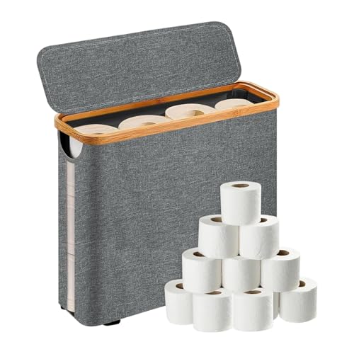 Aufbewahrung der Toilettenrolle: Toilettenpapierbehälter mit Deckel, multifunktionaler Stoffkorb, wasserdichter Rollkorb, Aufbewahrungsregal für Schubladen, Spültische, D Aufbewahrung der Toilettenrolle: Toilettenpapierbehälter mit Deckel, multifunktionaler Stoffkorb, wasserdichter Rollkorb, Aufbewahrungsregal für Schubladen, Spültische, D von Genérico