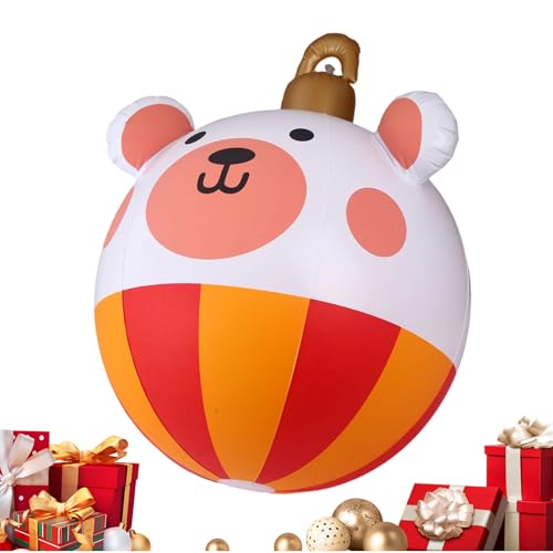 Aufblasbare Weihnachtsdekoration | 58 cm Weihnachtskugel für den Außenbereich | Dekoration für den Rasen | für Innenhof, , Garten, Hinterhof, Haustür Aufblasbare Weihnachtsdekoration | 58 cm Weihnachtskugel für den Außenbereich | Dekoration für den Rasen | für Innenhof, , Garten, Hinterhof, Haustür von Genérico