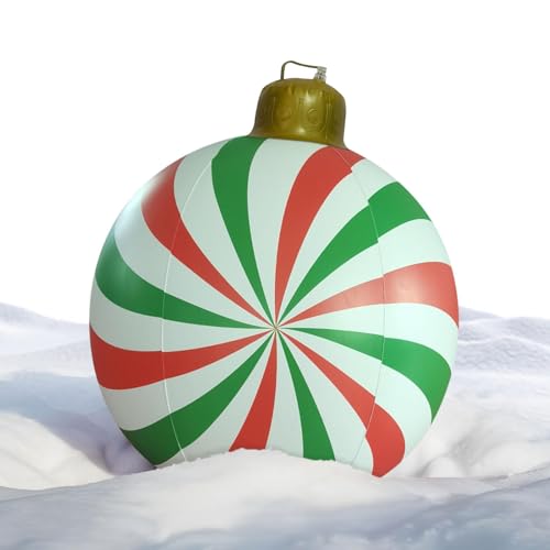 Aufblasbare Weihnachtskugel - Aufblasbare Weihnachtsdekoration | Aufblasbare Weihnachtskugeln 23,6 Zoll, PVC-Weihnachtsdekoration für den Außenbereich für Innenräume Aufblasbare Weihnachtskugel - Aufblasbare Weihnachtsdekoration | Aufblasbare Weihnachtskugeln 23,6 Zoll, PVC-Weihnachtsdekoration für den Außenbereich für Innenräume von Genérico
