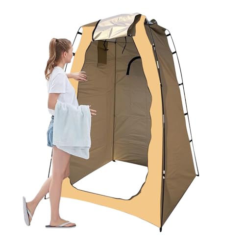 Außendusche | Umkleideräume | Faltbare Sichtkabine mit 4 Funktionen für Camping Wandern Dusche Toilette von Genérico