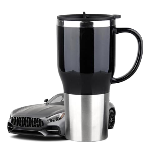 Auto-Heizbecher - Elektrischer Reisebecher | Reise-Elektro- für Auto / Truck | Selbstheizende Reise-Tasse | Stilvolle Kaffeetasse mit Griff, 450 ml, für Tee-Kaffeemaschine Auto-Heizbecher - Elektrischer Reisebecher | Reise-Elektro- für Auto / Truck | Selbstheizende Reise-Tasse | Stilvolle Kaffeetasse mit Griff, 450 ml, für Tee-Kaffeemaschine von Genérico