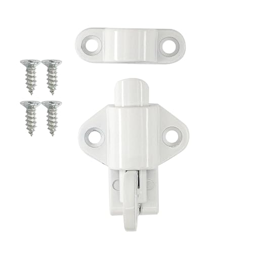 Auto Spring Gate Latch – Einsteller aus Aluminiumlegierung, starke Verriegelung | Sichern Sie das federbelastete Schloss mit Schrauben, Mehrzweck-Türriegel für den Eingang von Genérico