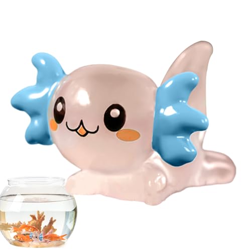 Axolotl Miniatur-Figur - Axolotl Spielzeugfigur, leuchtet im Dunkeln, aus Kunstharz, Mini-Axolotls, leuchtende Aquarium-Dekorationen und kleines Zubehör für Schreibtisch, , Haus und Axolotl Miniatur-Figur - Axolotl Spielzeugfigur, leuchtet im Dunkeln, aus Kunstharz, Mini-Axolotls, leuchtende Aquarium-Dekorationen und kleines Zubehör für Schreibtisch, , Haus und von Genérico