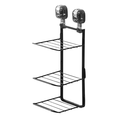 Badezimmer-Organizer-Regale – Wandmontage-Sauggitter, kein -Aufbewahrungs-Organizer, attraktives für Gemüsefrüchte, vielseitiges Küchen-Badezimmergitter von Genérico