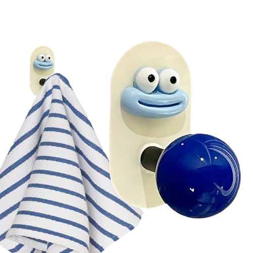 Badezimmerhaken - Handtuchhalter | Dekorative Handtuch-Wandhalterung | Abnehmbarer Schwerlastbügel | Wandhaken für hängende Handtücher | Almace- von Genérico