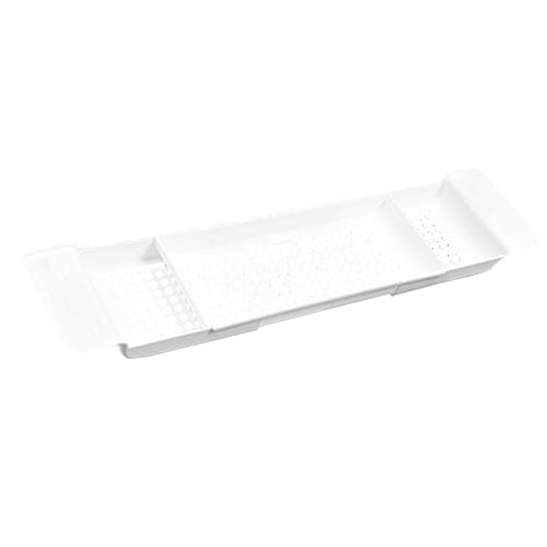 Badregal für Badewanne - Tub Caddy Tablet | Einziehbare Badewannen | Organizer mit Buch | 1 oder 2 Personen, Badewannenablage mit Abzugsseiten, verstellbares Organizer-Tablett Badregal für Badewanne - Tub Caddy Tablet | Einziehbare Badewannen | Organizer mit Buch | 1 oder 2 Personen, Badewannenablage mit Abzugsseiten, verstellbares Organizer-Tablett von Genérico