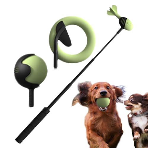 Ballwerfer für Hunde, Ballwerfer für Hunde, Ballwerfer für Welpen mit rutschfestem Griff, Tennisballwerfer mit Griff Ballwerfer für Hunde, Ballwerfer für Hunde, Ballwerfer für Welpen mit rutschfestem Griff, Tennisballwerfer mit Griff von Genérico