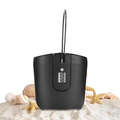 Beach Lock Box - mit großer Kapazität für zu Hause, Sicherheitsbox für das Büro des Garagenlagers für zu Hause |, wasserdichte Kombinationsbox für Zuhause von Genérico