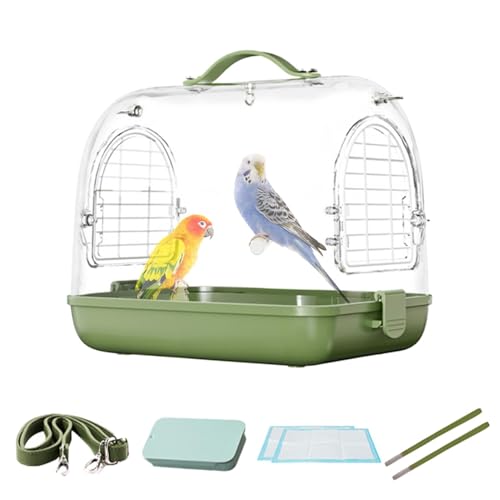 Bird Carrier - Bird Travel Cage | Papageienrucksack | Portable Bird Carrier | Transporttasche für Vögel, Vögel, Vogeltransporttasche, transparent Bird Carrier - Bird Travel Cage | Papageienrucksack | Portable Bird Carrier | Transporttasche für Vögel, Vögel, Vogeltransporttasche, transparent von Genérico