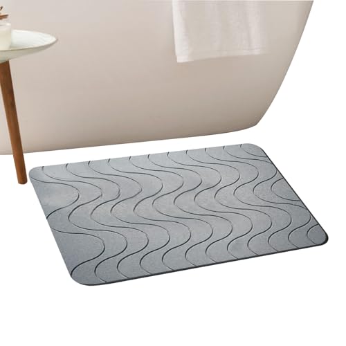 Boden-Badezimmerteppich – Badematte aus Stein-Trocknungsstein | wasserabsorbierende Bodenmatte | Duschsteinteppich | schnelltrocknend, geometrisch Boden-Badezimmerteppich – Badematte aus Stein-Trocknungsstein | wasserabsorbierende Bodenmatte | Duschsteinteppich | schnelltrocknend, geometrisch von Genérico