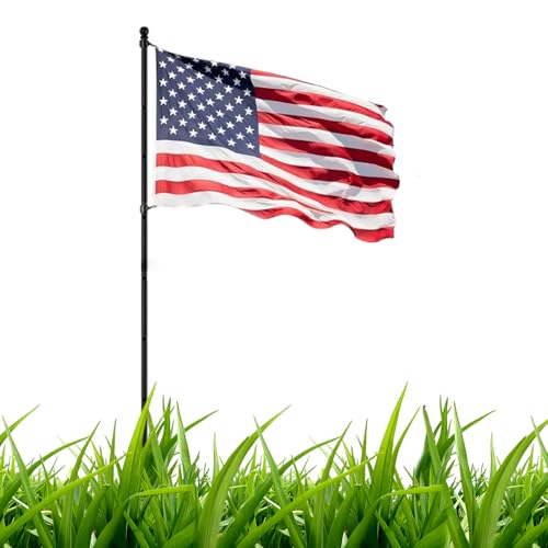 Bodenflaggenstange für den Außenbereich des Hauses, kommerzielle Flagge, robuster Fahnenmast für Garten, Gewerbe, Rasen, Firma, Haushalt Bodenflaggenstange für den Außenbereich des Hauses, kommerzielle Flagge, robuster Fahnenmast für Garten, Gewerbe, Rasen, Firma, Haushalt von Genérico