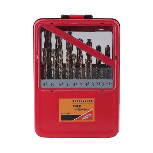 Bohrer-Set aus Metall zum Bohren, hochfeste Schraubbits und Bohrwerkzeug, verschiedene tragbare Zubehörteile für die Montage von Computermöbeln Bohrer-Set aus Metall zum Bohren, hochfeste Schraubbits und Bohrwerkzeug, verschiedene tragbare Zubehörteile für die Montage von Computermöbeln von Genérico