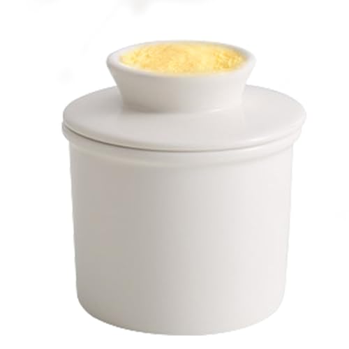 Butterdosen mit Deckel, Butterdose aus Keramik | Butterdose aus Keramik, Aufbewahrungsbehälter, Tablett, 350 ml - zylindrische Butterdosen, Käsebox, Butterdosen mit Deckel, Butterdose aus Keramik | Butterdose aus Keramik, Aufbewahrungsbehälter, Tablett, 350 ml - zylindrische Butterdosen, Käsebox, von Genérico
