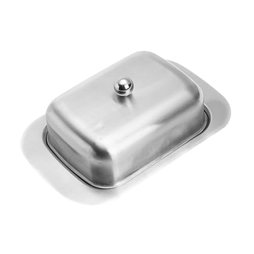 Butterteller mit Deckel – Butterbehälter ohne Verrutschen, Butterschale für die Arbeitsplatte, Butterschale für die Westernküche, Block von Genérico