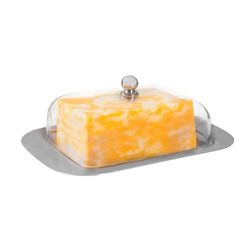 Butterteller mit Deckel – Butterbehälter ohne Verrutschen, Butterschale für die Arbeitsplatte, Butterschale für die Westernküche, Block von Genérico