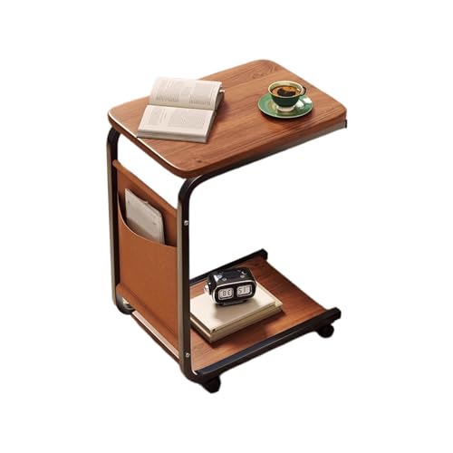 C-Form-Tisch – eleganter Ständer aus gebogenem Stahlrohr, praktische tragbare Akzentstation | Vielseitige Snack-Plattform für Laptop von Genérico