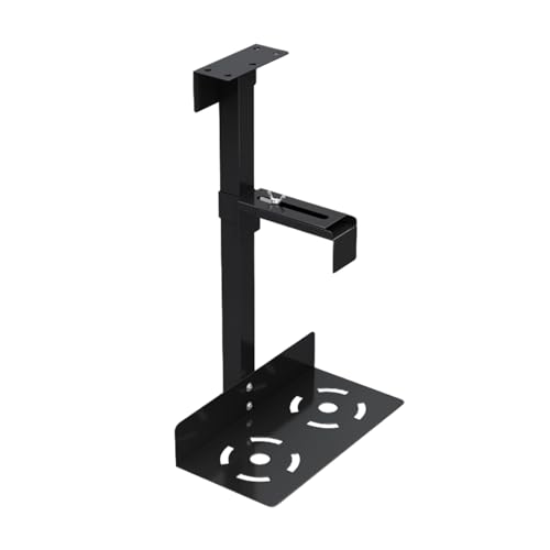 CPU-Halterung unter dem Schreibtisch, PC-Ständer unter dem Schreibtisch und an der Wand, CPU-Halterung für Computergehäuse, um 360 Grad verstellbar von Genérico