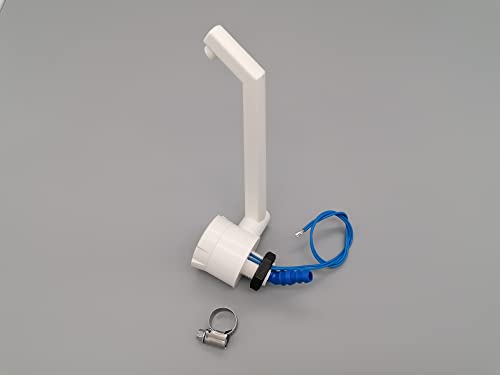 CR-MOESANCO® KIT Universal-Wasserhahn + Edelstahlklemme für Wohnwagen, Wohnmobil, Wohnmobil oder Boot (weiß) von CR-MOESANCO