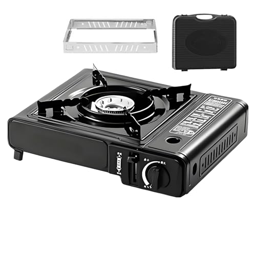 Camp Stove - Outdoor-Heizstrahler mit Tragetasche - Küchenausrüstung, Outdoor-Brenner für Picknick-Rucksäcke BBQ von Genérico