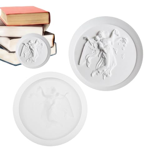 Candle Molds Silikonformen | Harzformen | Engel-Silikonformen | Silikonform Angel Wing Frame Embossed Candle Formen, Angel Fondant Form für Candle, Kuchen und Dessert zur Dekoration Candle Molds Silikonformen | Harzformen | Engel-Silikonformen | Silikonform Angel Wing Frame Embossed Candle Formen, Angel Fondant Form für Candle, Kuchen und Dessert zur Dekoration von Genérico