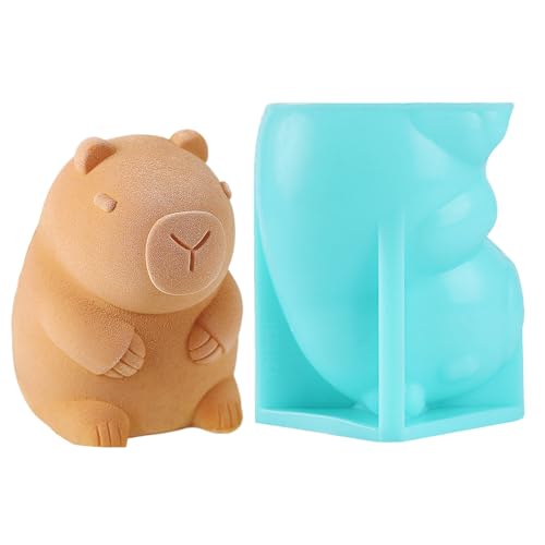 Capibara-Eisform, Silikonform in Capybara-Form, antihaftbeschichtet, Werkzeug zum Erstellen von lustigen 3D-Zubehör für Kuchen, Partydetails und Osterfeiern und Graduac-Feiern Capibara-Eisform, Silikonform in Capybara-Form, antihaftbeschichtet, Werkzeug zum Erstellen von lustigen 3D-Zubehör für Kuchen, Partydetails und Osterfeiern und Graduac-Feiern von Genérico