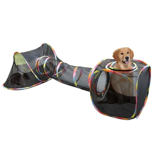 Cat Afclure Outdoor-Tunnel für Haustiere, faltbar, tragbar, multifunktionales Haustiergehege mit Tunnel für Hunde, Katzen, Kleintiere, einfache Einrichtung und Aufbewahrung, Ar Cat Afclure Outdoor-Tunnel für Haustiere, faltbar, tragbar, multifunktionales Haustiergehege mit Tunnel für Hunde, Katzen, Kleintiere, einfache Einrichtung und Aufbewahrung, Ar von Genérico