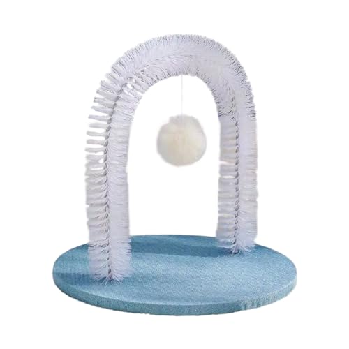 Cat Rubbing Post - Katzen-Arch Groomer Massage Gesicht Scratcher | Grooming Frowing nach dem Kratzen, Selbstvorbereitung der Katze, zur Fellpflege, Spielzeug für Haustiere von Genérico
