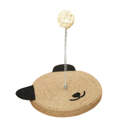 Cat Scratch Pad - Katzenkratzer Post | Mental und Physical Interactive Sisal Pet Toy with Built-in Glocke für Indoor Kitten Play, Home Furniture Protector von Genérico