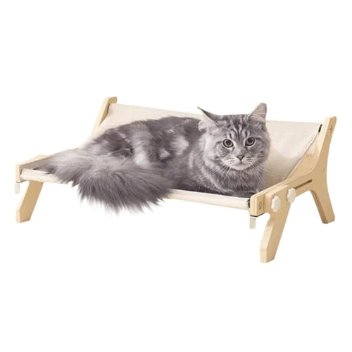 Cat Window Perch – Katzen-Fensterbett | Haustierbedarf, Fensterbrett, für alle Jahreszeiten, maschinenwaschbar, Bed Bed Cover Wooden Hammock Double-Sided Window Seat with Comfortable Cushion Cat Window Perch – Katzen-Fensterbett | Haustierbedarf, Fensterbrett, für alle Jahreszeiten, maschinenwaschbar, Bed Bed Cover Wooden Hammock Double-Sided Window Seat with Comfortable Cushion von Genérico