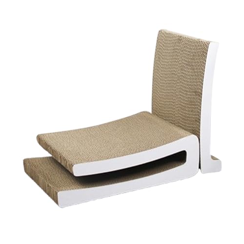 Cats Kratzbrett - Kratzblock für Katzen | Robuste Kratzbox | Cats Scratch Cardboard Interactive Toy Scratch Toy Scratch: Kletterecke resistent gegen dicke Matte zum Spielen von Genérico