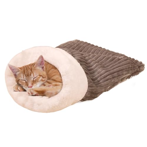 Cave Cave Schlafschlaf – Gemütlicher Schlafplatz für Katzen für Hauskatzen | Warmer Katzenschlaf – Haustierhöhle, Sleep – Cuddly Cave – große Katzentasche, bequemer, weicher Cave Cave Schlafschlaf – Gemütlicher Schlafplatz für Katzen für Hauskatzen | Warmer Katzenschlaf – Haustierhöhle, Sleep – Cuddly Cave – große Katzentasche, bequemer, weicher von Genérico