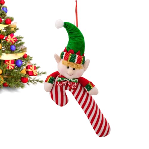 De Stick - Weihnachten Plüsch Puppe mit Hut grün für Auto Garderobe Haus Garten Zimmer Tür von Genérico