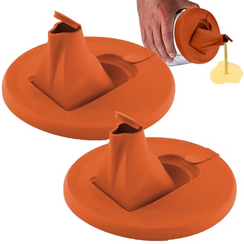 Die Farbe kann den Deckel ausgießen, der Farbbecher | 2 Packungen Farbe kann ausgießen. Aufbewahrungszubehör mit integrierter Düse, sichere Dichtung, verhindert Unordnung, Verschütten, Tropfen von Genérico