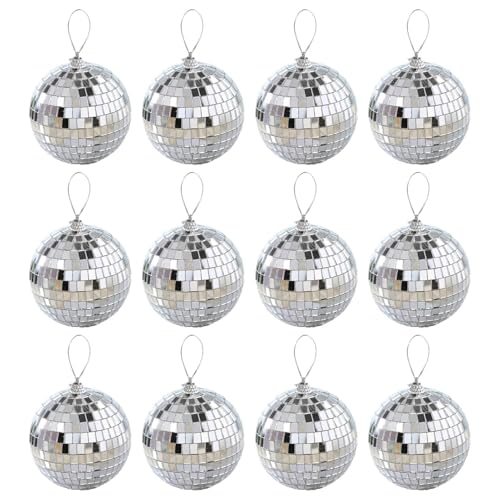 Discokugel-Reflektor – reflektierende Discokugel | kleine Discokugel zum Aufhängen | Kugel-Anhängerkugeln | Discokugel-Spiegel | reflektierende Kugel Paar von Genérico
