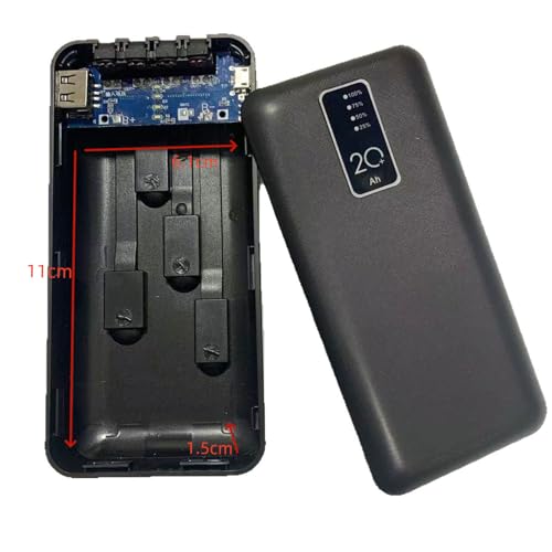 Diversion Safe - Power Bank Stash | Versteckter Aufbewahrungsbehälter aus ABS | 100 g diskrete tragbare Verriegelungsbox | Robustes ABS Secret Safe | Schlüsselkarten für Reisen | Fach Diversion Safe - Power Bank Stash | Versteckter Aufbewahrungsbehälter aus ABS | 100 g diskrete tragbare Verriegelungsbox | Robustes ABS Secret Safe | Schlüsselkarten für Reisen | Fach von Genérico