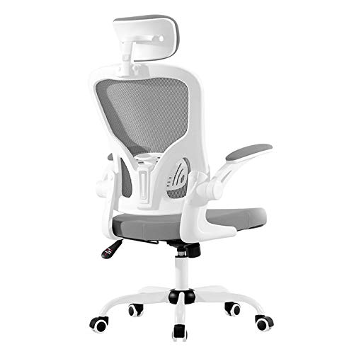 Drehbarer Lounge-Stuhl mit Lendenwirbelstütze und Kopfstütze, geneigter Tischstuhl, Executive-Design aus atmungsaktivem Netzstoff, ergonomischer Home-Office-Sitz von Genérico