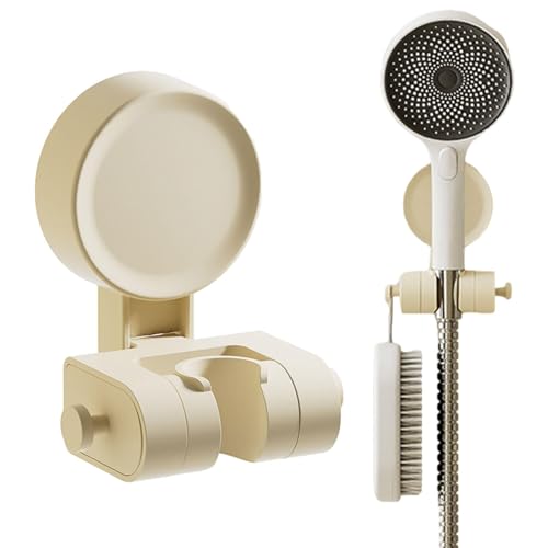 Duschhalterung mit Saugnapf - Wasserdichter Duschkopfhalter mit Saugnapf - Duschablage für Badkugeln, Handtücher, Duschkopfhaken für Badezimmer von Genérico