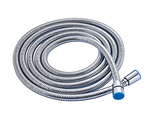Duschschlauch aus Edelstahl, 245 cm, Ersatz für flexiblen Schlauch/explosionsgeschützte Rohre (300 cm Chrom) von Genérico