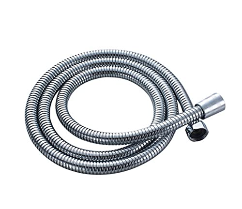 Duschschlauch aus Edelstahl, 245 cm, Ersatz für flexiblen Schlauch/explosionsgeschützte Schläuche (145 cm Chrom) von Genérico