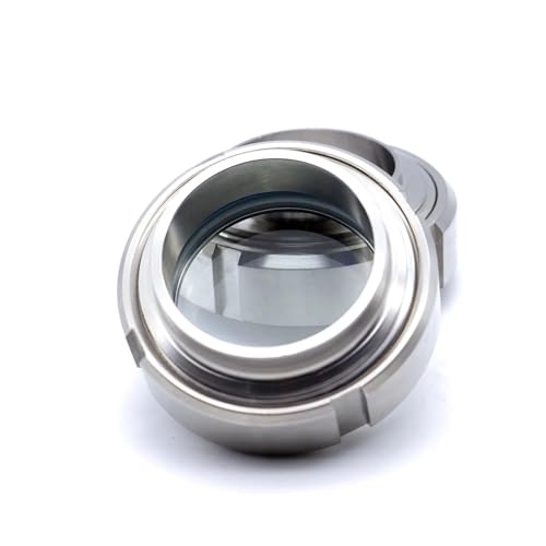 Edelstahlrohr SS304, Außendurchmesser 25 mm bis 159 mm, Sanitär-Sichtlinse, Dioptrie, kreisförmige Sichtlinse, geschweißte Dichtung (133 mm) von Genérico