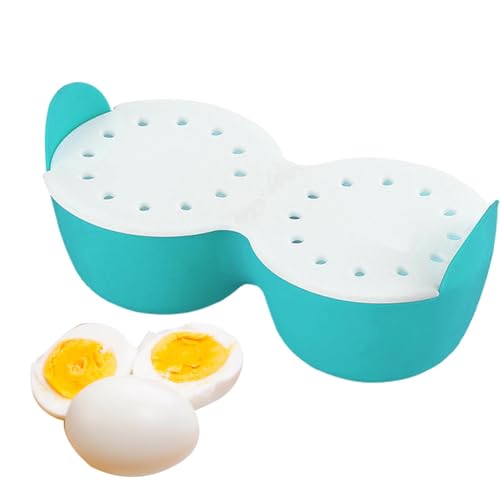 Egg Poacher Cups Poached Egg Cooker | Silicone Poached Egg Maker | Easy-Release Poach Poach Poach Pods Boiler Steamer for Microwave & Egg Cooking Egg Molds von Genérico