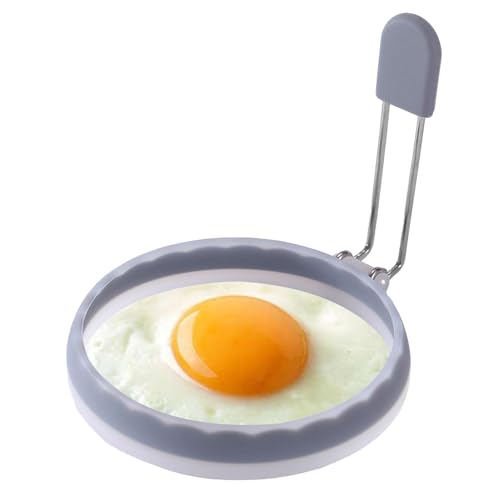 Eierkochring - Eierkochring | Silikonformen für Eier-Sandwich, 10,2 cm (4 Zoll), Pfannkuchenform, Küchenwerkzeug in Lebensmittelqualität von Genérico