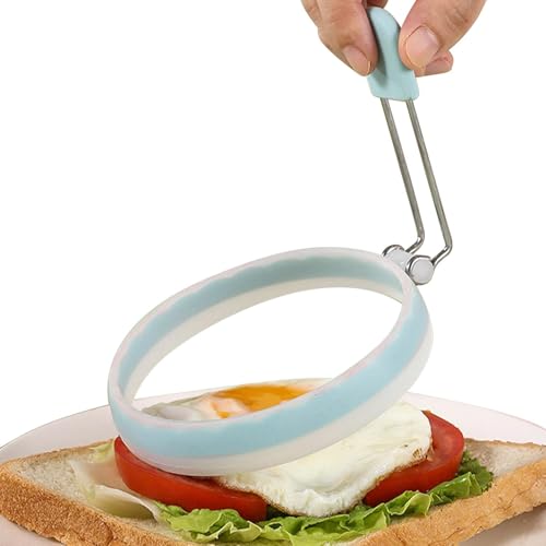 Eierkochring - Eierkochring | Silikonformen für Eier-Sandwich, 10,2 cm (4 Zoll), Pfannkuchenform, Küchenwerkzeug in Lebensmittelqualität von Genérico