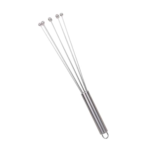 Eiermixer – Handmixer | Schnurrbart aus Edelstahl, manueller Eierrührer, Handrührer, Schneebesen zum Schlagen, Rühren, Mixen, Backen von Genérico