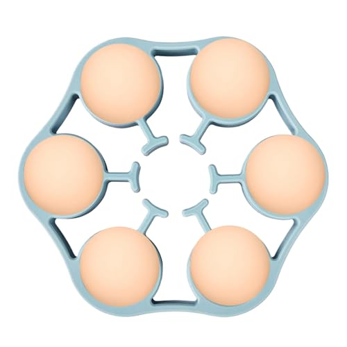 Eiertablette zum Kochen - Silikon-Eierdampfablage | 6 Gitter-Dampfschalen | Silikonständer | Hitzebeständige Werkzeuge Eiertablette zum Kochen - Silikon-Eierdampfablage | 6 Gitter-Dampfschalen | Silikonständer | Hitzebeständige Werkzeuge von Genérico